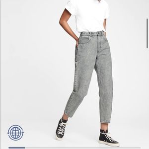 Gap High Rise Barrel Jean